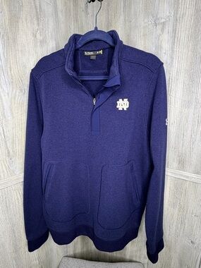 Under Armour Notre Dame Pullover Navy